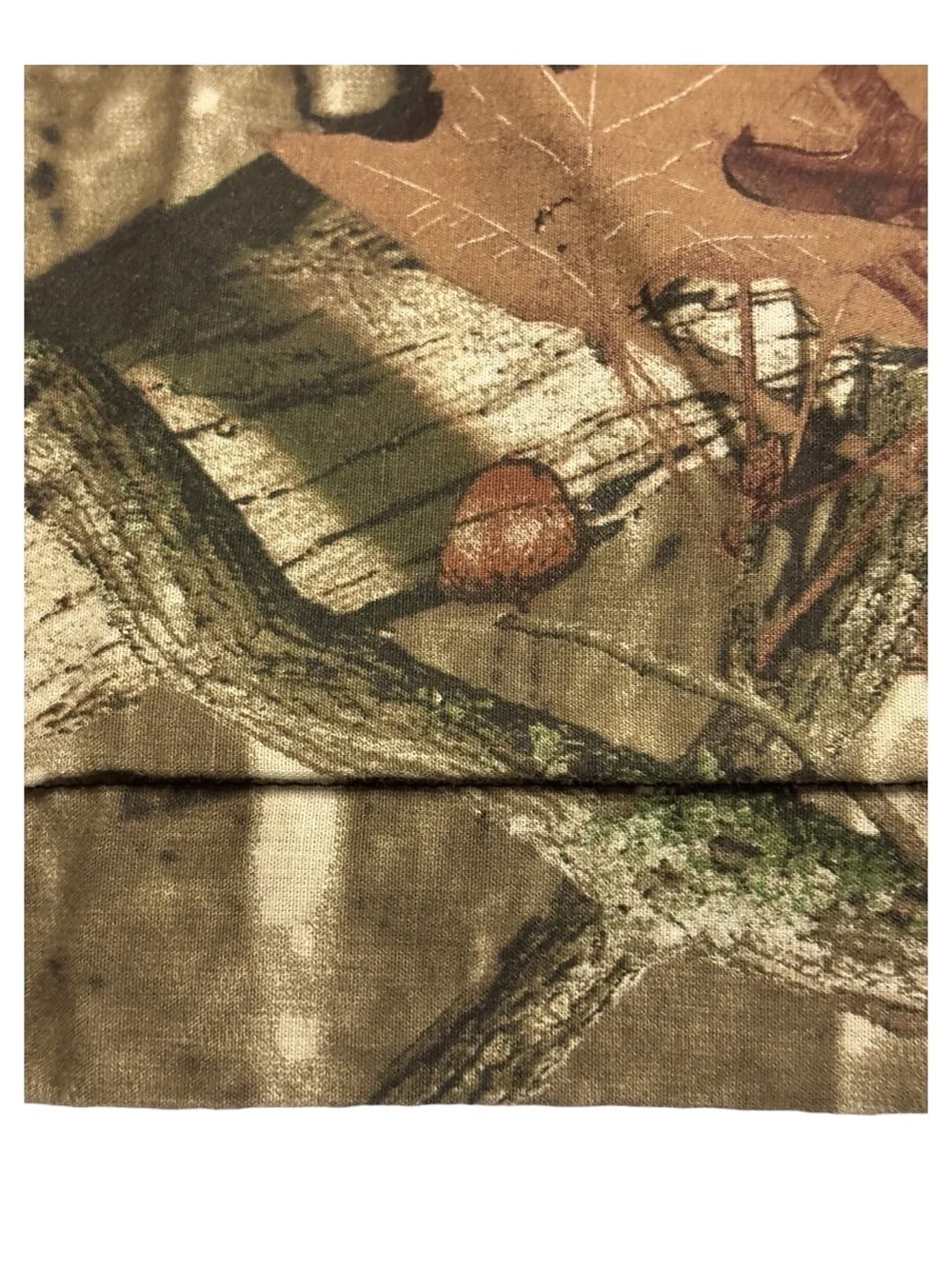 Mossy Oak Break Up Infinity Camo Pillow Case Standard Trees Leaves Brown Green